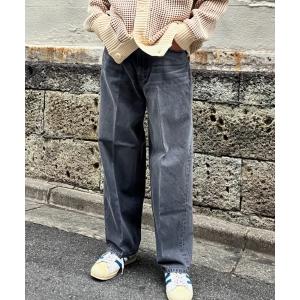 ジーンズ バギーデニムパンツ/Washed baggy denim trousers メンズ レディース