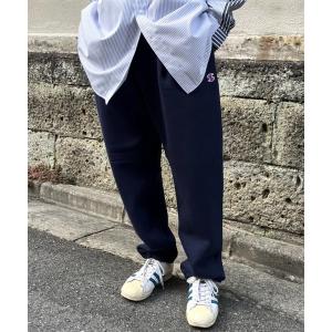 スウェットパンツ ジャージ 無地ワンポイント裏起毛スウェットパンツ/Wide sweat trousers メンズ レディース