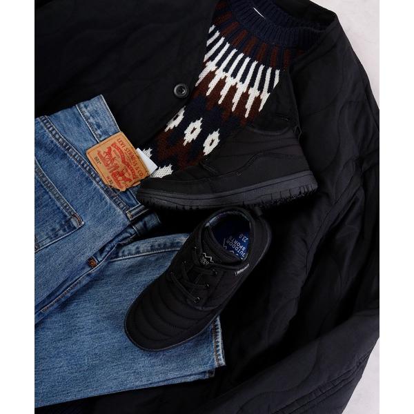 ブーツ 防滑防水ミッドカットダウンブーツ レディース