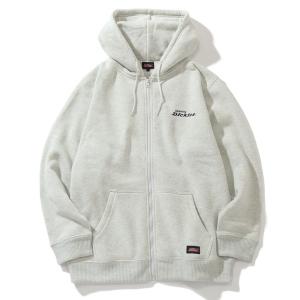 パーカー 「GENUINE DICKIES/ジェニュインディッキーズ」裏起毛 ワンポイントロゴ ジップアップパーカー メンズ レディース