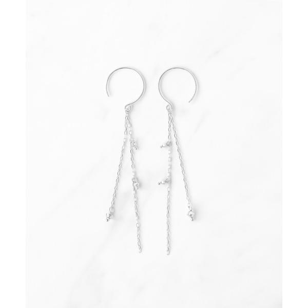 ピアス レディース 「WEB限定」SEEDS PIERCED EARRINGS K10ホワイトゴール...