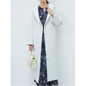 コート チェスターコート ショールカラーロングコート レディース