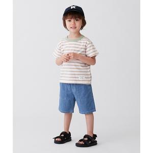 パンツ デニムベイカーハーフパンツ