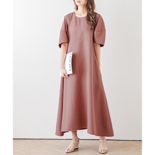 ワンピース ランタン袖ワンピース