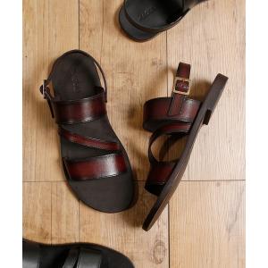 サンダル MADULI マドゥリ / STRAP LEATHER SANDAL 牛革ストラップレザーサンダル / M227019S メンズ