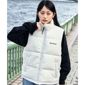 ダウンベスト ダウン  BD PUFFER VEST / ワンポイント刺繍