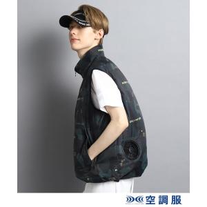ベスト ジレ 「ファン別売り」 総柄デザイン 「空調服(R)」ベスト レディース