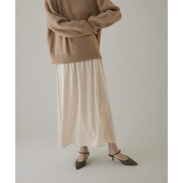 スカート シルクフレアースカート「セットアップ対応」「洗える」