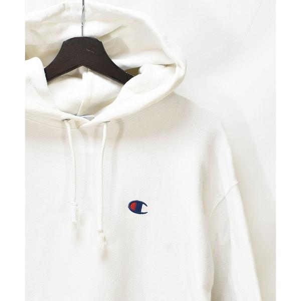 パーカー 「ヴィンテージ古着」Champion / チャンピオン リバースウィーブ ロゴ刺繍 プルオ...