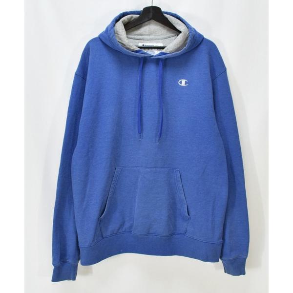 パーカー 「ヴィンテージ古着」Champion / チャンピオン ロゴ 刺繍 スウェットパーカー メ...