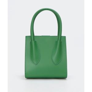 ハンドバッグ 「イタリア製」本革 2WAY スクエアミニハンドバッグ