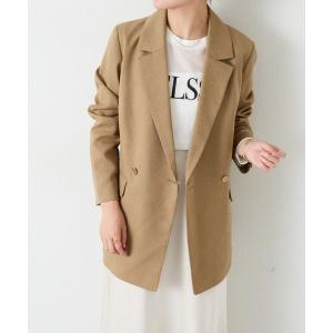 ジャケット テーラードジャケット ダブルブレストジャケット/セットアップ可 レディース