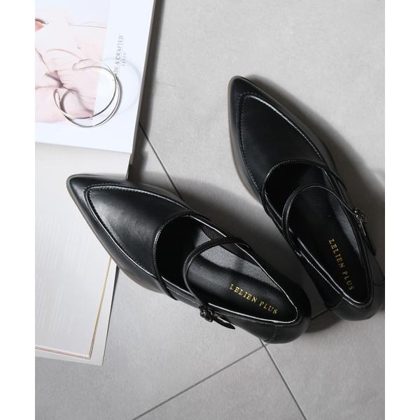 パンプス メリージェーンポインテッドトゥパンプス