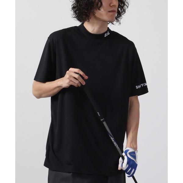tシャツ 吸汗速乾ゴルフウェア 半袖ハイネックTシャツ メンズ レディース