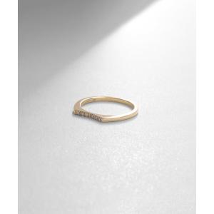 COCOSHNIK（ココシュニック） 指輪 リング K10ミル縦溝リング