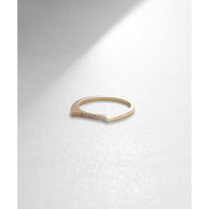 COCOSHNIK（ココシュニック） 指輪 リング K10ダイヤモンド ブランチ