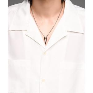 ネックレス メンズ surgical stainless 「A」necklace