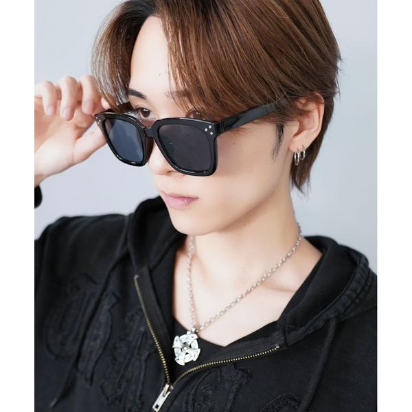 サングラス カラーレンズビッグサングラス/ウェリントン/フロントデザイン/ユニセックス メンズ レデ...