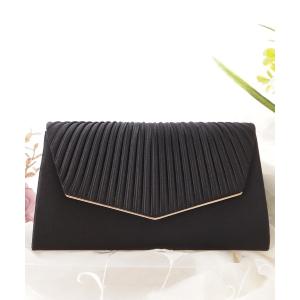 クラッチバッグ パーティーバッグ シェル風フラップスクエアクラッチバッグ レディース