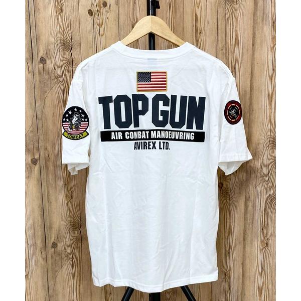 tシャツ TOP GUN PATCH ＆ PRINT T-SHIRT トップガン半袖Tシャツ メンズ...