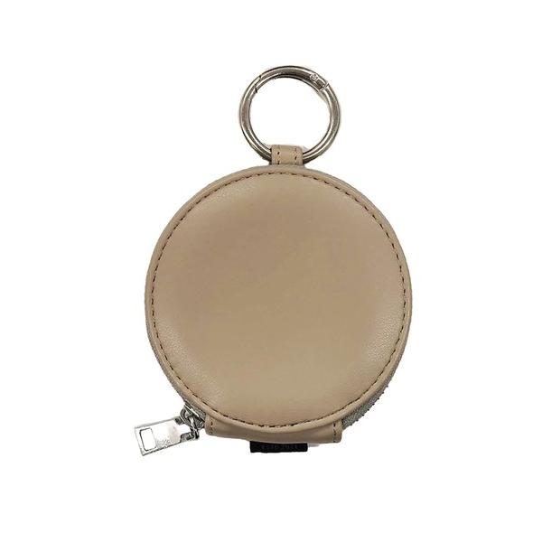 ポーチ 「Melia」 ラウンド型 PUレザー マルチポーチ レディース メンズ