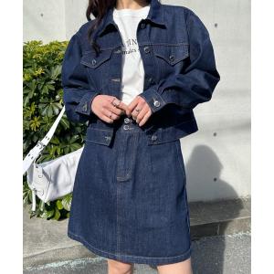 ジャケット ブルゾン 「セットアップ対応」ショートデニムジャケット レディース SHEENA（シーナ） セットアップ 「セットアップ」ショートデニム
