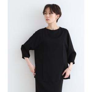 シャツ ブラウス レディース 「こなれSETUP/洗える」ボトルネックブラウス