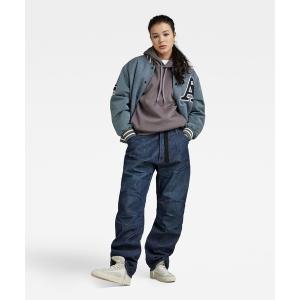 ジーンズ G-STAR ELWOOD 5620 LOOSE JEANS/ルーズジーンズ/立体裁断ワイドバイカーデニムパンツ メンズ レディース