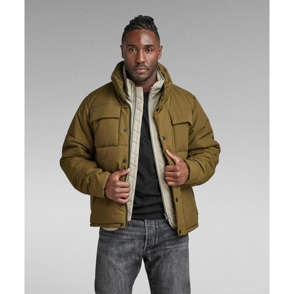 ナイロンジャケット FOUNDATION PADDED JACKET/ライトウェイト撥水中綿立ち襟ナ...