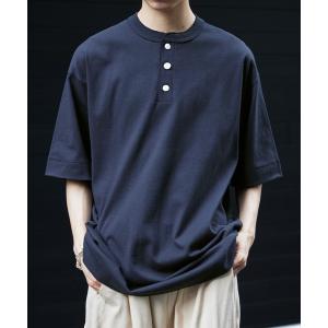 tシャツ 「Healthknit」Max Weight Henley  S/S 半袖Tシャツ 51020  メンズ レディース