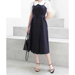 ワンピース トレンチキャミワンピース