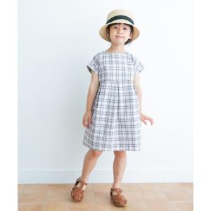 ANNA SUI mini アナスイ ミニ チェック柄 ノースリーブ ワンピース 130 