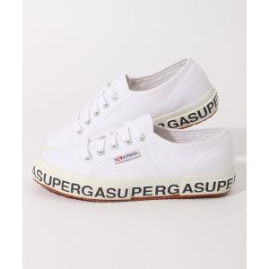 スニーカー 「SUPERGA/スペルガ」 レタリング コットンキャンバス スニーカー/ローカット レディース