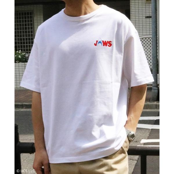 tシャツ 「Universal Filmarket」JAWS　ワンポイントロゴ ビックシルエットTシ...