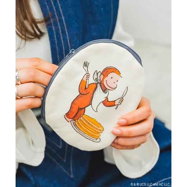 ポーチ 「365Curious 」おさるのジョージ　ダイカットフラットポーチ レディース メンズ