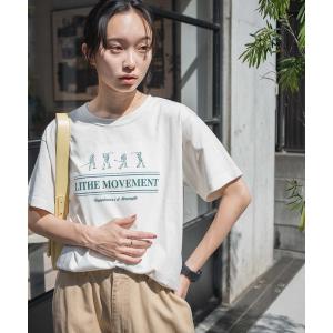 tシャツ Tシャツ レディース WEGO/ヴィンテージライクスポーツグラフィックT