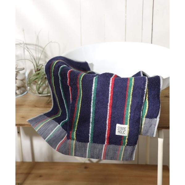 タオル 「今治タオルブランド認定」ストライプフェイスタオル35×80cm