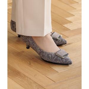 卑弥呼 パンプス 「Made in Japan」「撥水」ボリュームリボン