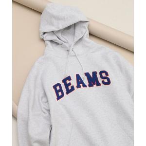 パーカー BEAMS ロゴ ベーシック フーディ メンズ レディース