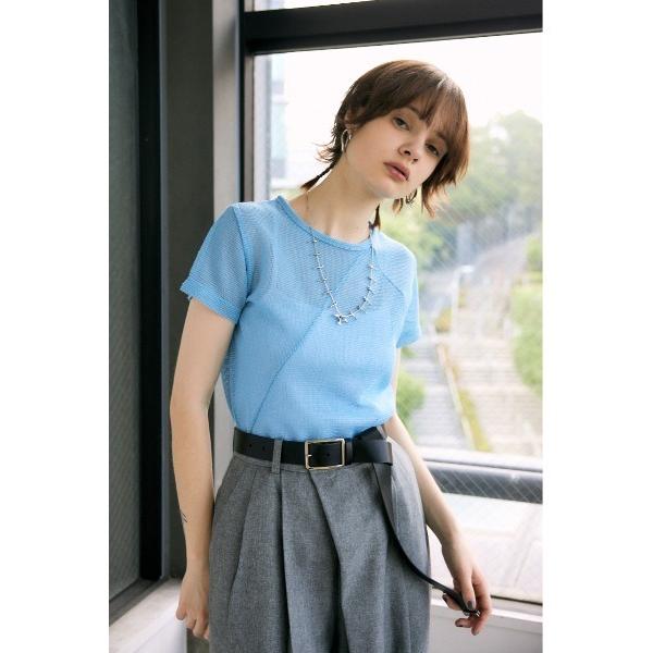 tシャツ SHEER MESH T/SH シアー メッシュ Tシャツ 透け レイヤード レディース