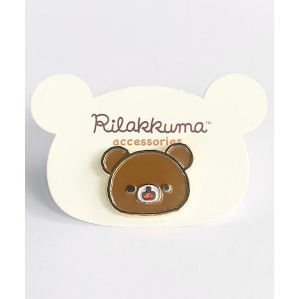 バッジ BUTTON＆CUFFLINKS　ボタンアンドカフリンクス：リラックマ　ピンブローチ