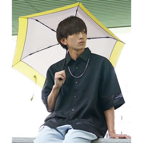 折りたたみ傘 「MinoriTY」折りたたみ晴雨兼用傘 UVカット 折り畳み傘 軽量 バイカラー メ...