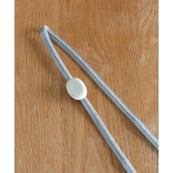 帯飾り　white ＆ brown (b) レディース