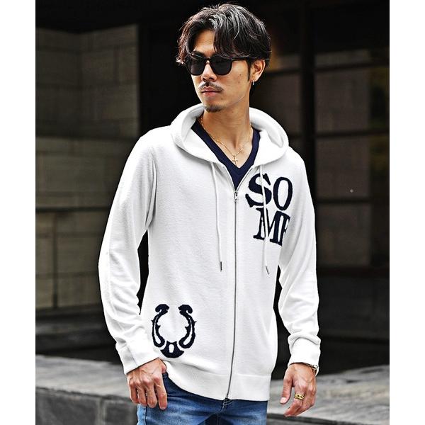 パーカー 「SOMEDIFF」毎日欠かせない、ラフで贅沢な一着。 フェザーヤーンフルジップパーカー ...