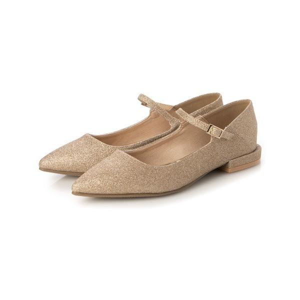 パンプス 「EVOL」ソフトメリージェーンローヒールパンプス IV5169