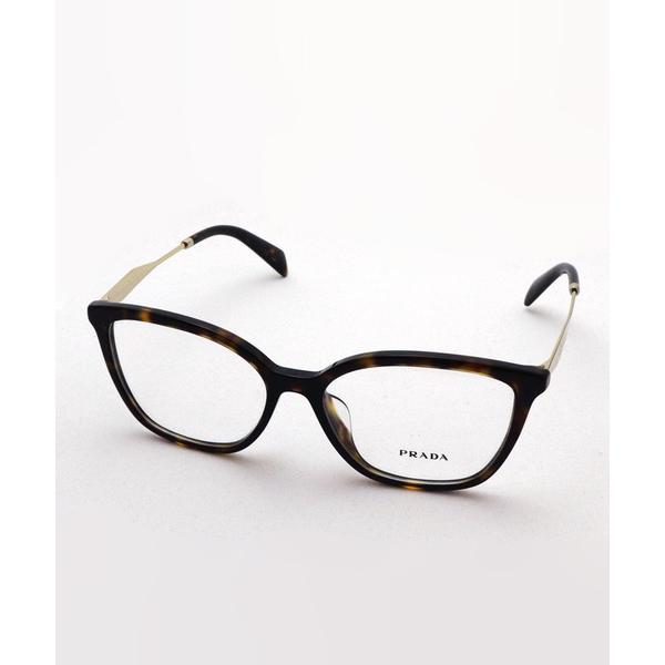 伊達メガネ メガネ 眼鏡 「PRADA/プラダ」フォックス メガネ PR02ZVF 2AU1O1 レ...