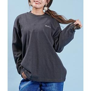 tシャツ Tシャツ レディース 「ムラサキスポーツ別注」RVCA/ルーカ オーバーサイズロンT バックプリント ロゴロンT BD044-P05｜zozo