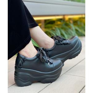 スニーカー 厚底フリルスニーカー レディース