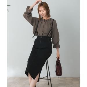 スカート 『別注』Lee×ROSSO　SUSPENDER SKIRT