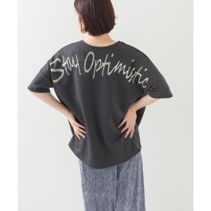 tシャツ Tシャツ レディース バックプリントドルマンプルオーバー｜zozo